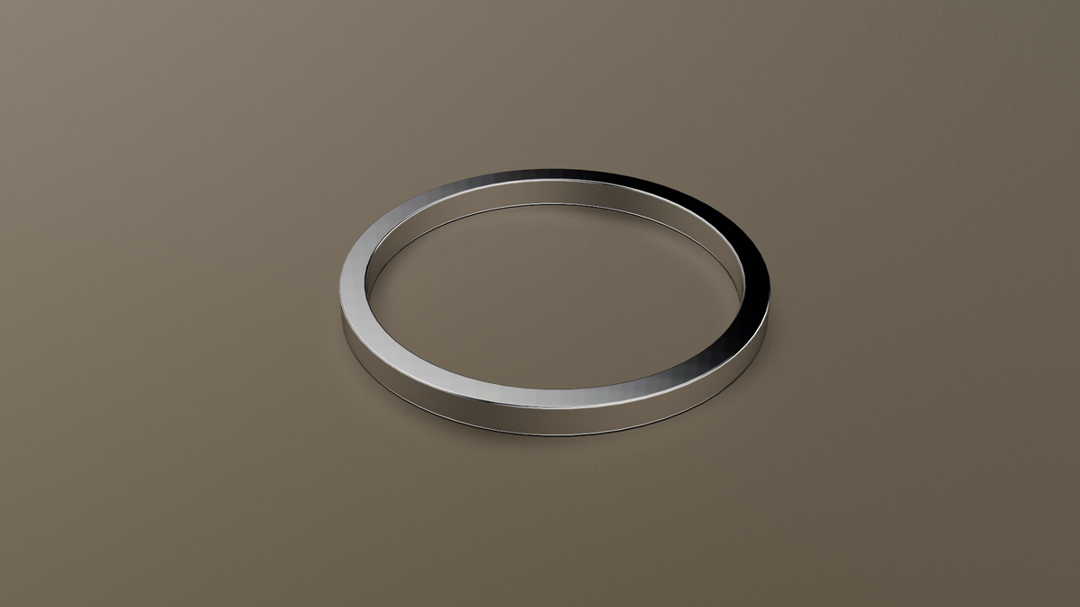 Polished White Gold 1.5mm Flat Wedding Band