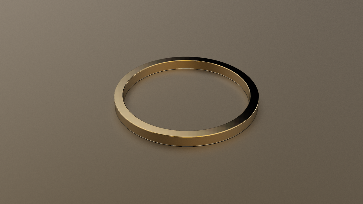 Polished Yellow Gold 1.5mm Flat Wedding Band