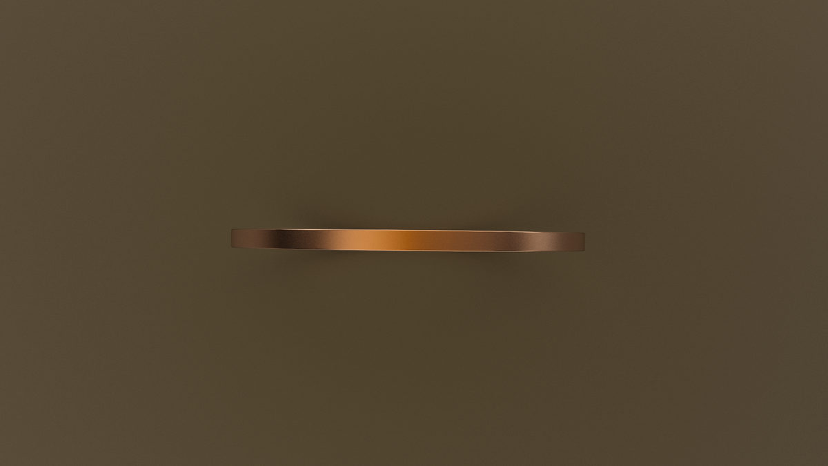 Brushed Rose Gold 1mm Flat Wedding Band