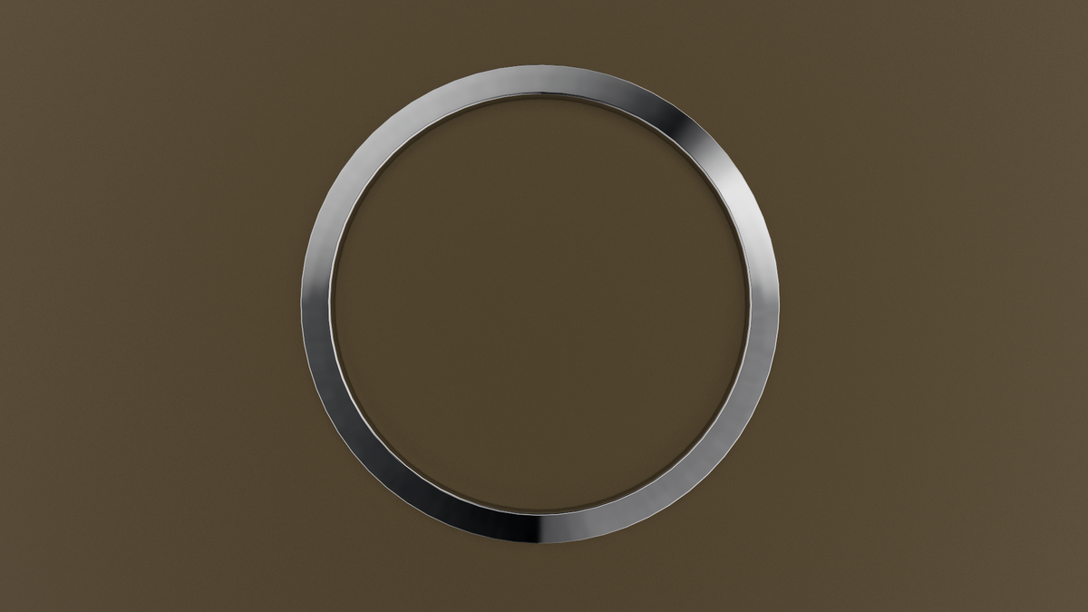 Polished White Gold 1mm Flat Wedding Band