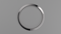 Polished Sterling Silver 2mm Flat Wedding Band