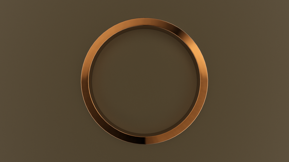Brushed Rose Gold 3mm Flat Wedding Band