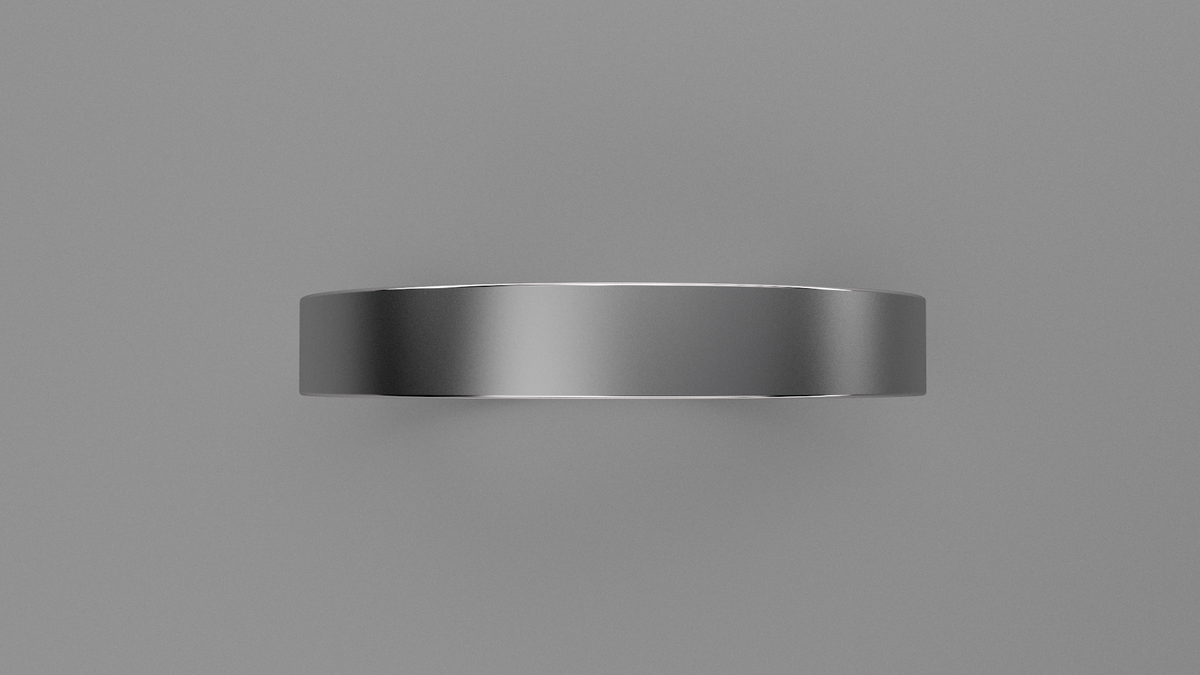 Brushed Sterling Silver 3mm Flat Wedding Band