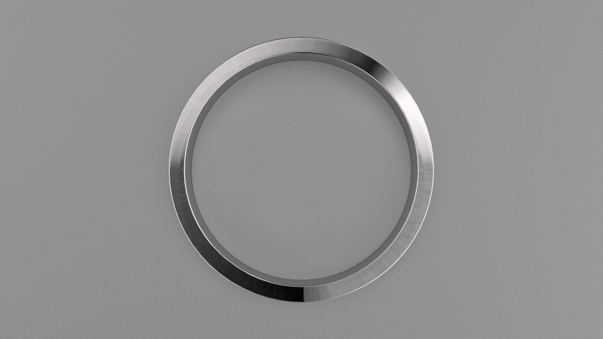 Brushed Sterling Silver 3mm Flat Wedding Band