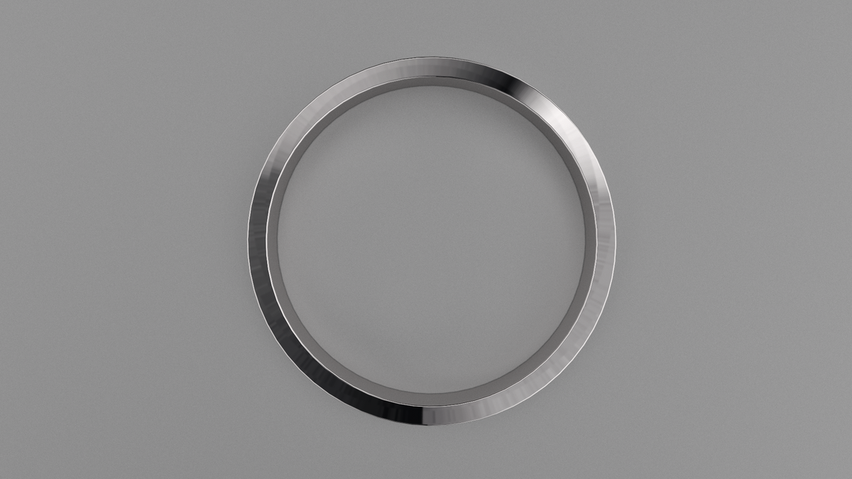 Brushed Sterling Silver 4mm Flat Wedding Band
