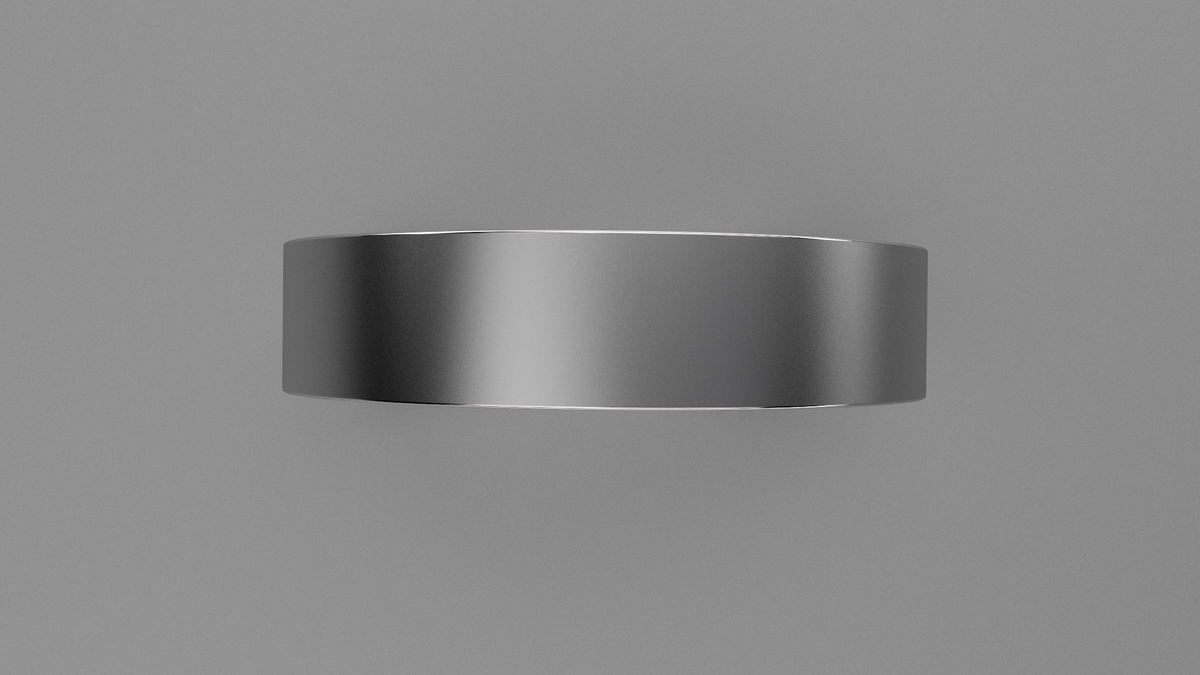 Brushed Sterling Silver 5mm Flat Wedding Band
