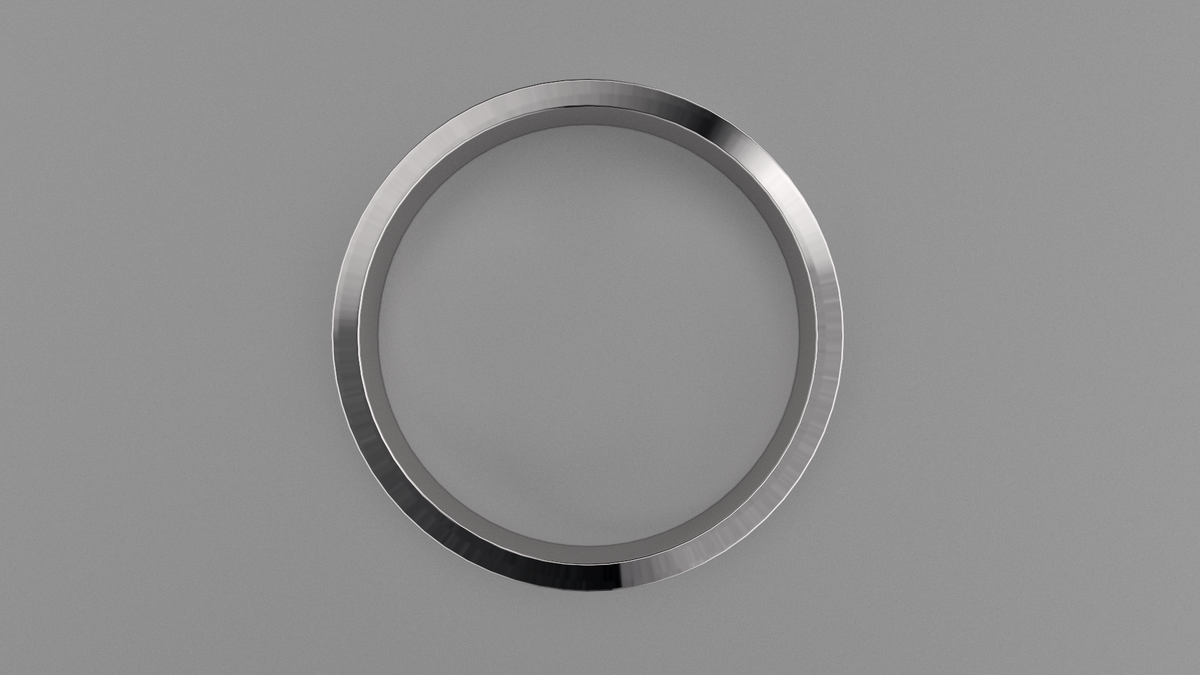 Polished Sterling Silver 5mm Flat Wedding Band