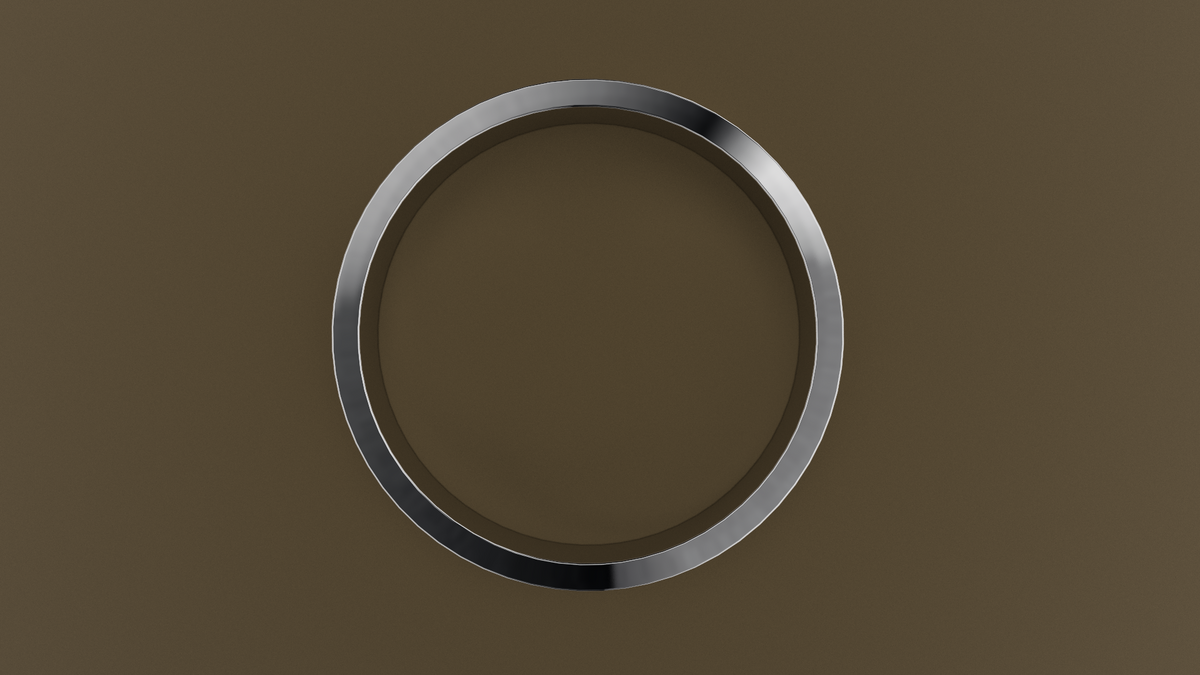 Brushed White Gold 5mm Flat Wedding Band