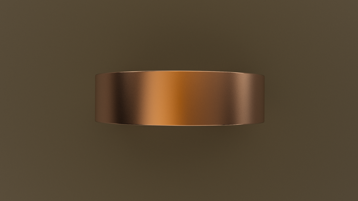 Brushed Rose Gold 6mm Flat Wedding Band