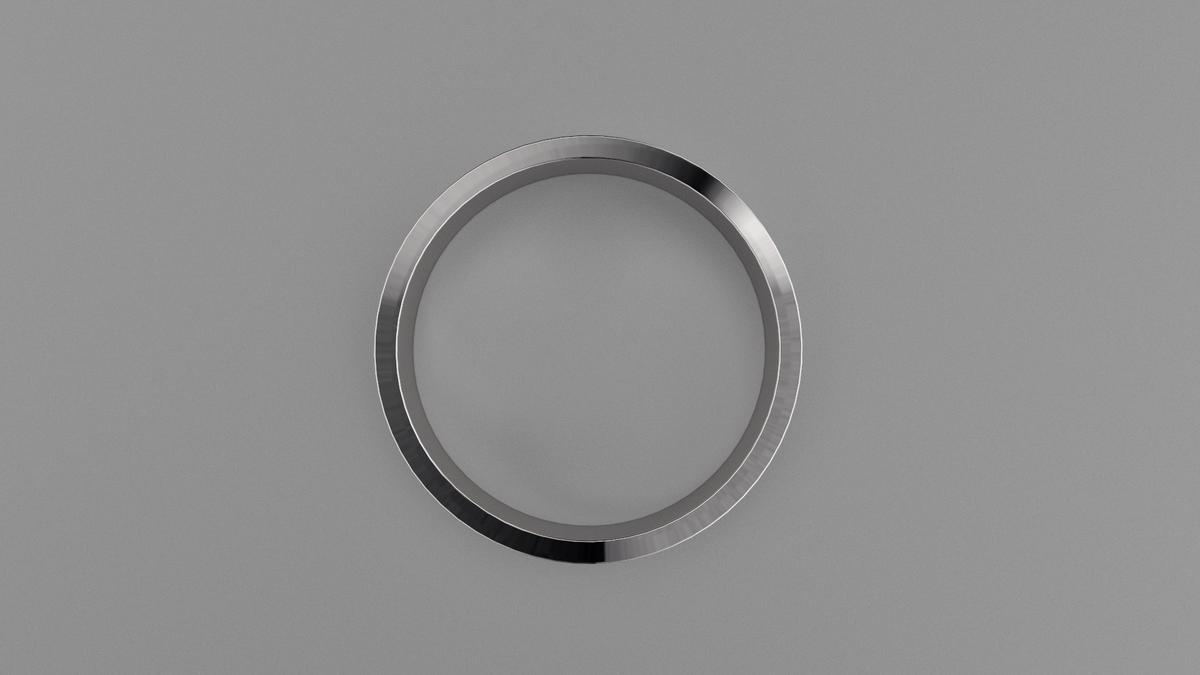 Brushed Sterling Silver 6mm Flat Wedding Band