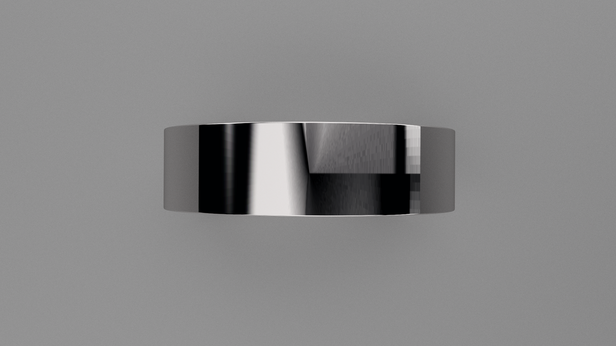 Polished Sterling Silver 6mm Flat Wedding Band