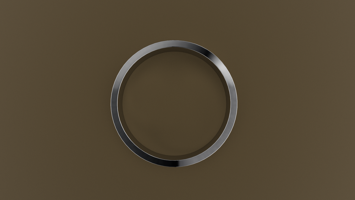 Brushed White Gold 6mm Flat Wedding Band
