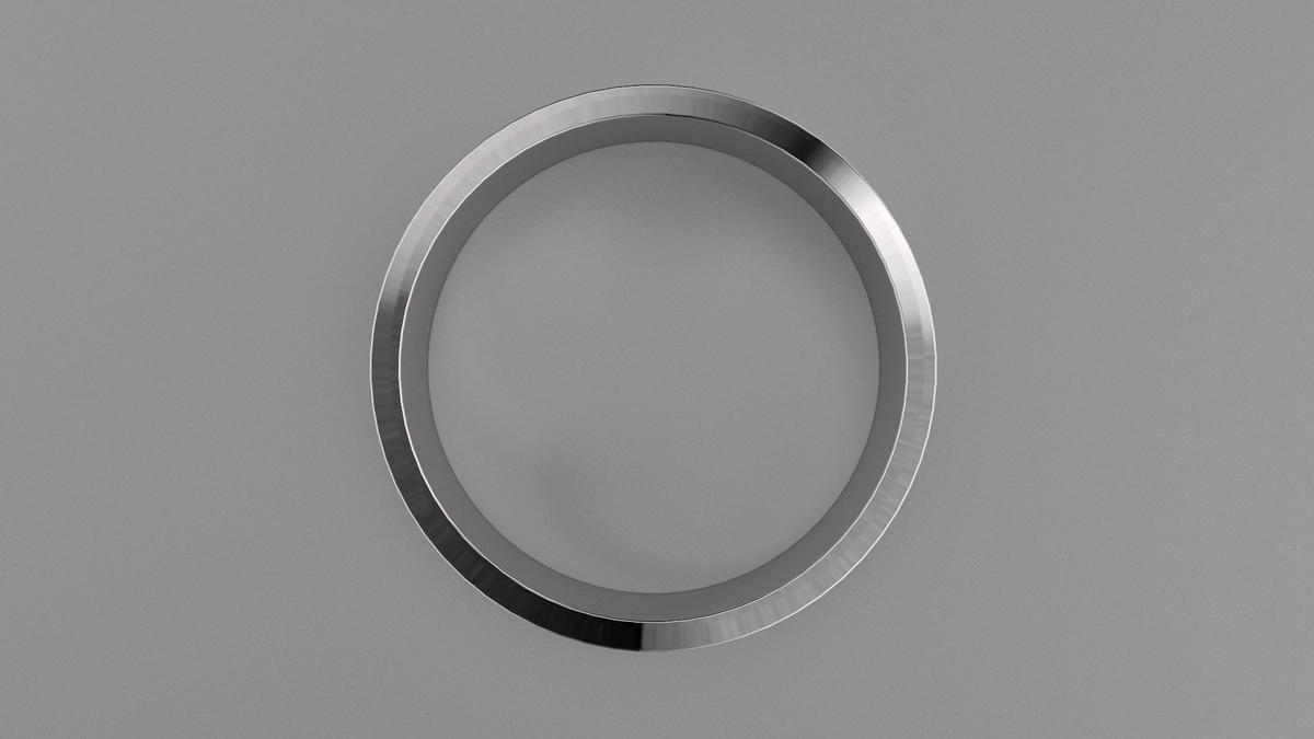 Brushed Sterling Silver 7mm Flat Wedding Band