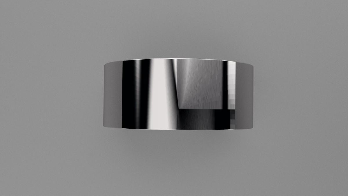 Polished Sterling Silver 9mm Flat Wedding Band