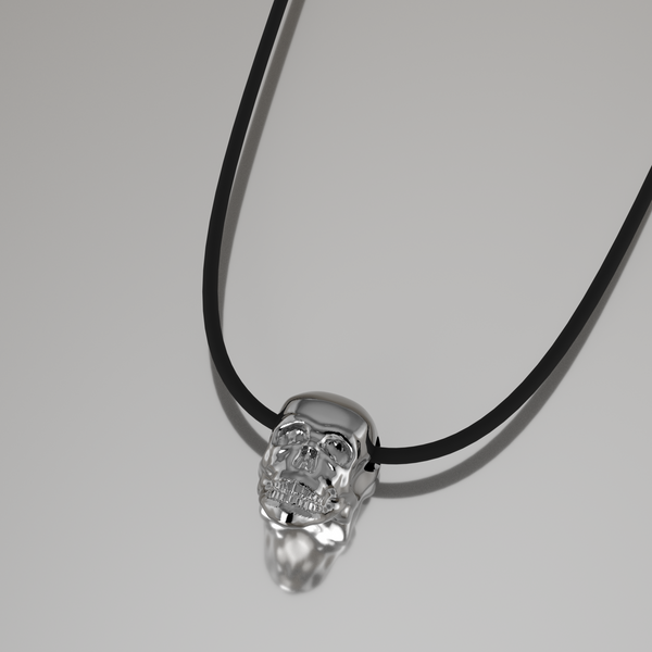 通販 サイト Lena K. Sterling Silver Skull Necklace - アクセサリー