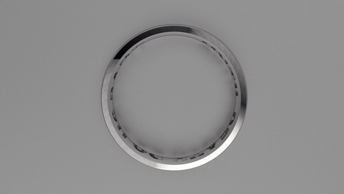 Polished Sterling Silver 4mm Interior Message Wedding Band