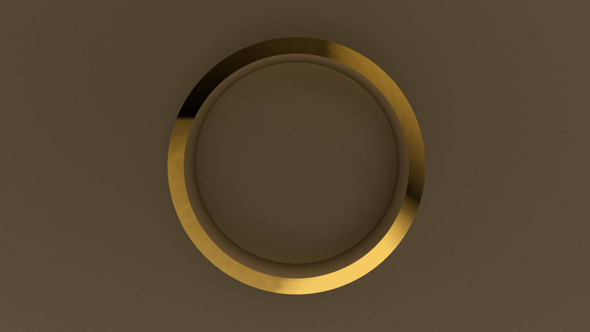 Polished Yellow Gold 6mm Bamboo Wedding Band