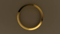 Polished Yellow Gold 6mm Bamboo Wedding Band