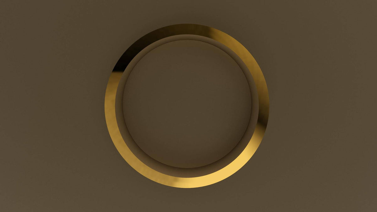 Polished Yellow Gold 6mm Fluted Wedding Band