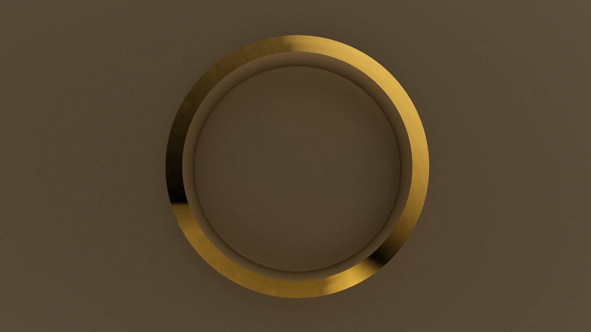 Polished Yellow Gold 6mm Fluted Wedding Band
