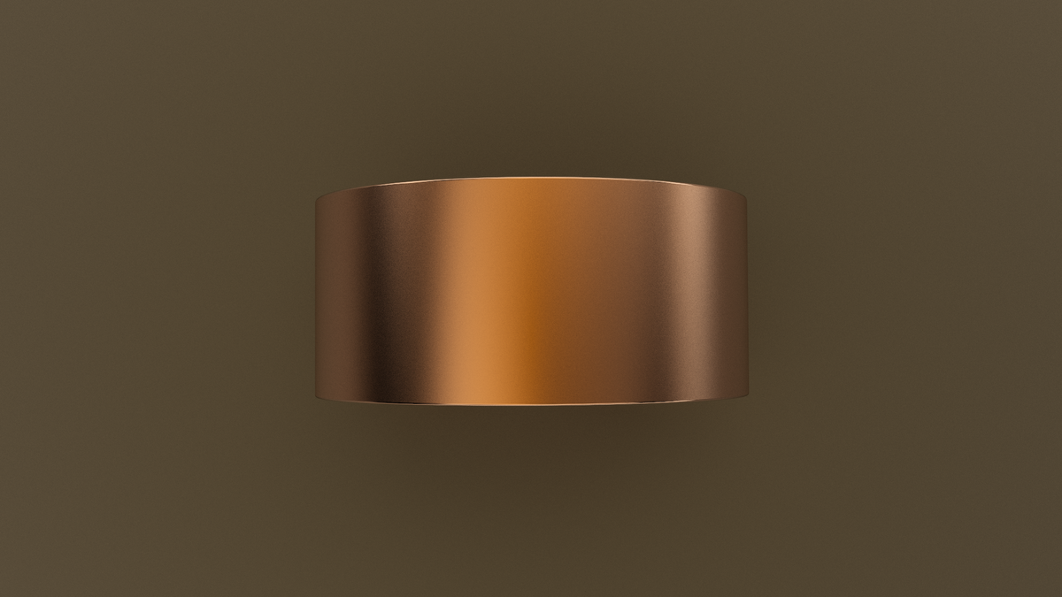Brushed Rose Gold 10mm Flat Wedding Band