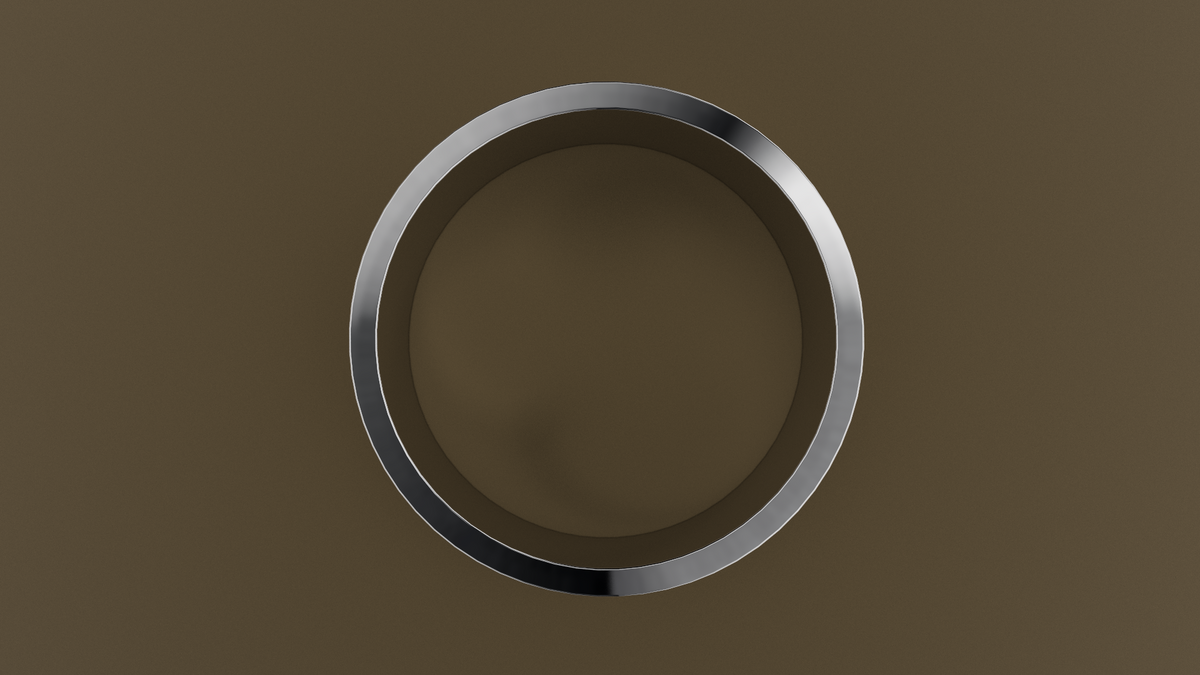 Brushed White Gold 10mm Flat Wedding Band