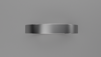 Brushed Sterling Silver 3mm Flat Wedding Band