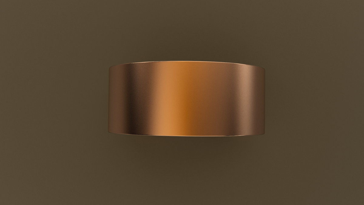 Brushed Rose Gold 9mm Flat Wedding Band