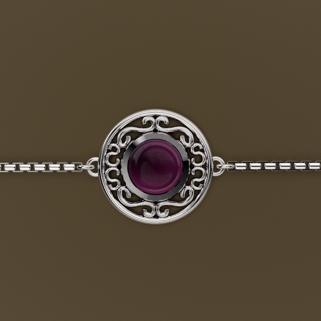 Sterling Silver Kunzite Bracelet