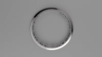 Polished Sterling Silver 4mm Interior Message Wedding Band