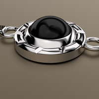 Sterling Silver Onyx Bracelet